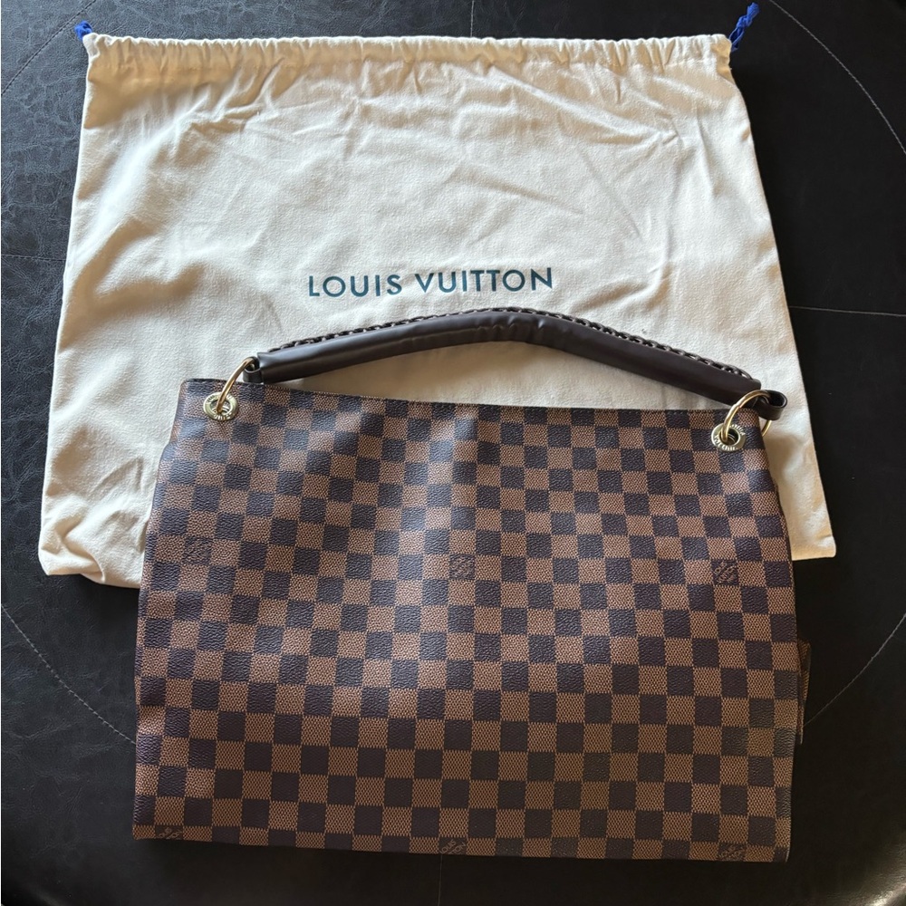 LV Checkered Shoulder Bag